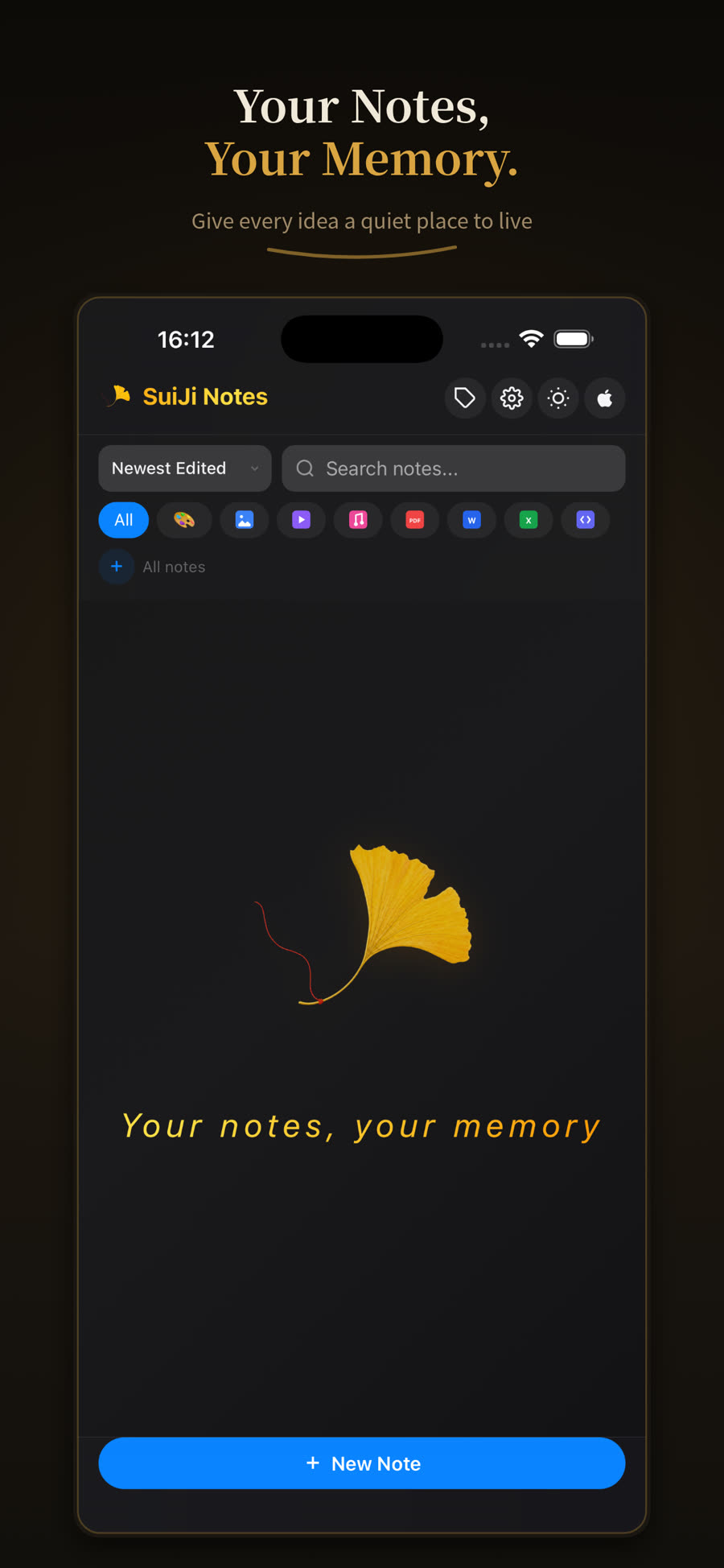 SuiJi Notes on iPhone